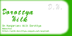 dorottya wilk business card